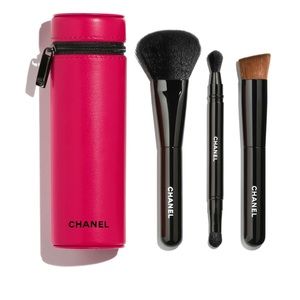 ❌SOLD❌ Chanel BRUSH SET CODES COULEURS PREMIÈRE Leather Case DIVA